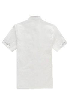 LALANG Chef Uniform Short Sleeve Coat (White) June 2018 - 2 LALANG Chef Uniform Short Sleeve Coat (White) - 2