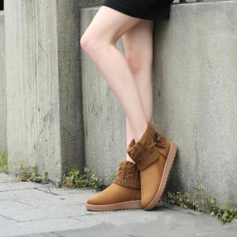 LALANG Women Snow Boot Ankle Short Boots Winter Warm Platform Shoes Brown June 2018 - 4 LALANG Women Snow Boot Ankle Short Boots Winter Warm Platform Shoes Brown - 4