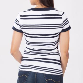 LEE LADIES TEE (White/Navy) June 2018 - 3 LEE LADIES TEE (White/Navy) - 3
