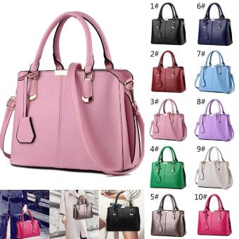 Leegoal Womens Boutique PU Leather Shoulder Bags Top-Handle HandbagTote Purse Bag Rose Hermosa,pink - Intl June 2018 - 4 leegoal Womens Boutique PU Leather Shoulder Bags Top-Handle HandbagTote Purse Bag Rose Hermosa,pink - intl - 4