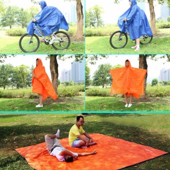 Lightweight Raincoat Rain Cape Poncho Backpack Position-Orange -intl June 2018 - 4 Lightweight Raincoat Rain Cape Poncho Backpack Position-Orange -intl - 4