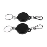 MagiDeal 2pcs 35mm 60cm Key Retractable Clip Keychain Key Ring Pull Reel Key Chain - Intl August 2018 - 5 MagiDeal 2pcs 35mm 60cm Key Retractable Clip Keychain Key Ring Pull Reel Key Chain - intl - 5