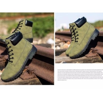 Max Collection Fashion Genuine Leather Dr Martin Boots Warm FurHigh Top Casual Martin Shoes Men Boots Ankle Motorcycle BootsLelaki Boots Buku Lali (Green) - Intl June 2018 - 3 Max Collection Fashion Genuine Leather Dr Martin Boots Warm FurHigh Top Casual Martin Shoes Men Boots Ankle Motorcycle BootsLelaki Boots Buku Lali (Green) - intl - 3