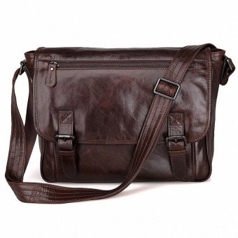 May Sky Men Genuine Leather Vintage Business Mens Travel Bags Tote MenMessenger Bags Briefcase 13 Inch Laptop Bag For Men LI-1764 MSARVM (Color:As First Picture) - Intl June 2018 - 2 May Sky Men Genuine Leather Vintage Business Mens Travel Bags Tote MenMessenger Bags Briefcase 13 Inch Laptop Bag For Men LI-1764 MSARVM (Color:As First Picture) - intl - 2