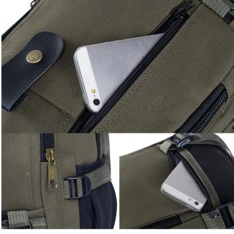 Men Backpack Bags Multipurpose Canvas Travel Hiking Outdoor High School Student College Shoulders Rucksack For Mini IPad Samsung Galaxy 14 Inch Laptop Army Green - Intl July 2018 - 4 Men Backpack Bags Multipurpose Canvas Travel Hiking Outdoor High School Student College Shoulders Rucksack for Mini iPad Samsung Galaxy 14 Inch Laptop Army Green - intl - 4