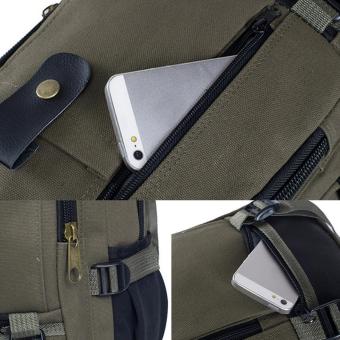 Men Backpack Bags Multipurpose Canvas Travel Hiking Outdoor High School Student College Shoulders Rucksack For Mini IPad Samsung Galaxy 14 Inch Laptop Army Green - Intl July 2018 - 5 Men Backpack Bags Multipurpose Canvas Travel Hiking Outdoor High School Student College Shoulders Rucksack for Mini iPad Samsung Galaxy 14 Inch Laptop Army Green - intl - 5