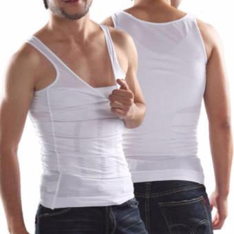 Men Body Slimming Tummy Shaper Vest Belly Waist Girdle Shirt Underwear Shapewea - Intl June 2018 - 3 Men Body Slimming Tummy Shaper Vest Belly Waist Girdle Shirt Underwear shapewea - intl - 3