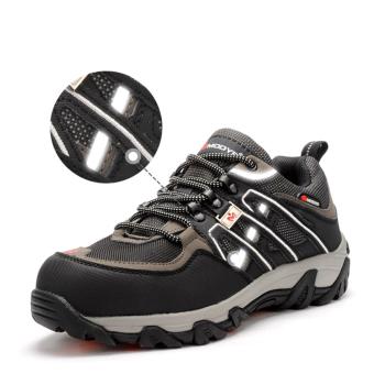 Men Casual Breathable Steel Toe Caps Work Safety Shoes Plate Solenon-slip Outdoors Climb Hiking Tooling Ankle Boots Platform - Intl June 2018 - 3 men casual breathable steel toe caps work safety shoes plate solenon-slip outdoors climb hiking tooling ankle boots platform - intl - 3