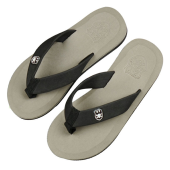 Men Flip Flops Beach Sandals Flip Sandals And Slipper (Grey) June 2018 - 2 Men flip flops Beach sandals flip sandals and slipper (Grey) - 2