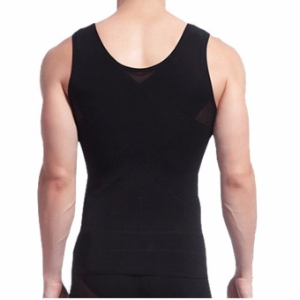 Men's Body Slimming Tummy Waist Belly Corsets Girdle Shapewear Underwear Shaper Black June 2018 - 2 Men's Body Slimming Tummy Waist Belly Corsets Girdle Shapewear Underwear Shaper Black - 2