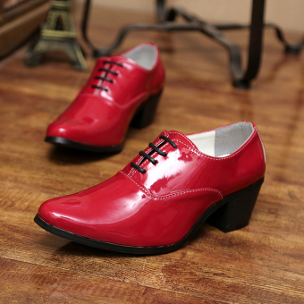 Men's Fashion High-heeled Formal Shoes June 2018 - 4 Men's fashion high-heeled Formal shoes - 4
