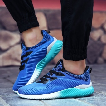 Men's Fashion Wear Basketball Shoes Breathable (Blue) June 2018 - 2 Men's fashion wear basketball shoes breathable (Blue) - 2