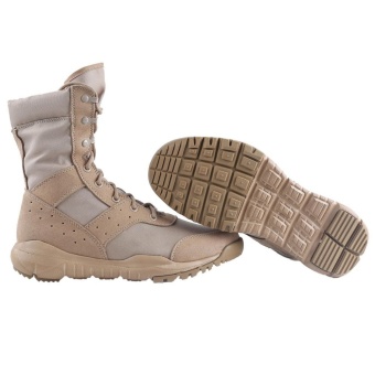 Men's LD Beige Desert Boots,Lightweight Lace Up Combat Boots Military Tactical Outdoor Men Boots - Intl June 2018 - 4 Men's LD Beige Desert Boots,Lightweight Lace up Combat Boots Military Tactical Outdoor Men Boots - intl - 4