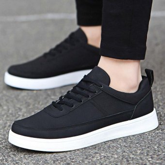 Men's Leather Casual Loafer Shoes Leisure Driving Shoes Black - Intl June 2018 - 2 Men's Leather Casual Loafer Shoes Leisure Driving Shoes Black - intl - 2