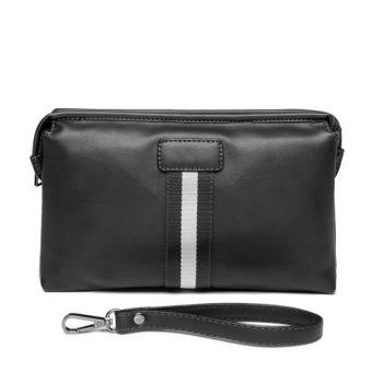 Men's Retro Leather Clutch Hand Bag Business Handbag Envelope Metrosexual Casual Mobile Phone Bag(black) - Intl June 2018 - 2 Men's Retro Leather Clutch Hand Bag Business Handbag Envelope Metrosexual Casual Mobile Phone Bag(black) - intl - 2