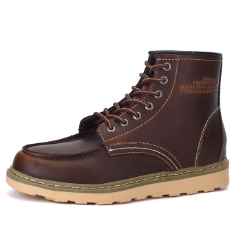 Men's Ankle Boots Snow Boots Warm Fur Outdoor Working Boots MartinBoots Walking Shoes Brown April 2018 - 2 Men's Ankle Boots Snow Boots Warm Fur Outdoor Working Boots MartinBoots Walking Shoes Brown - 2