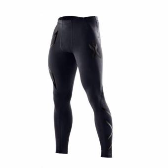 Men's Sports Fitness Running Pants Breathable Cycling TightPants-black - Intl June 2018 - 2 Men's Sports Fitness Running Pants Breathable Cycling TightPants-black - intl - 2