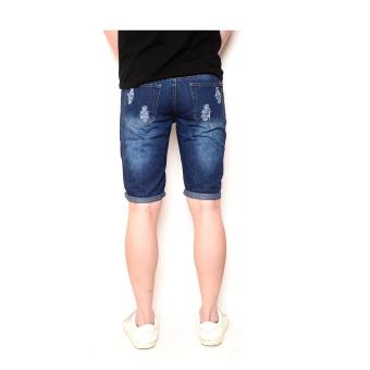 Men's Trending Tattered/Ripped Denim Swaggy Short June 2018 - 3 Men's Trending Tattered/Ripped Denim Swaggy Short - 3