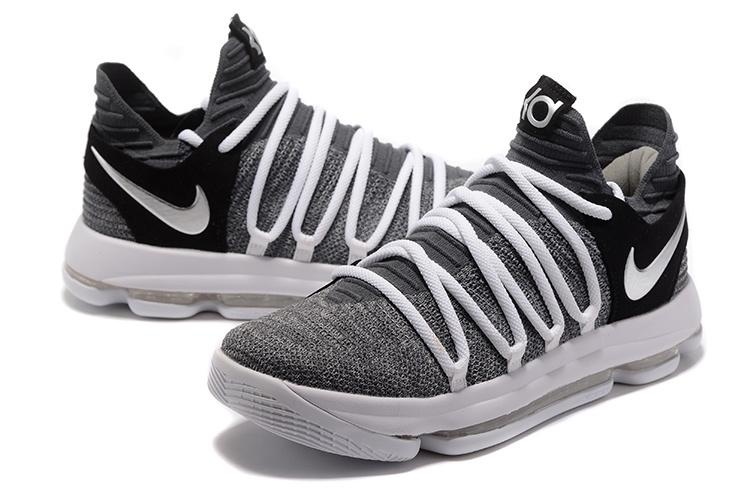 Men's Zoom KD10 EP Basketball Shoes White / Gray / Black - Intl June 2018 - 5 Men's Zoom KD10 EP Basketball Shoes White / gray / black - intl - 5