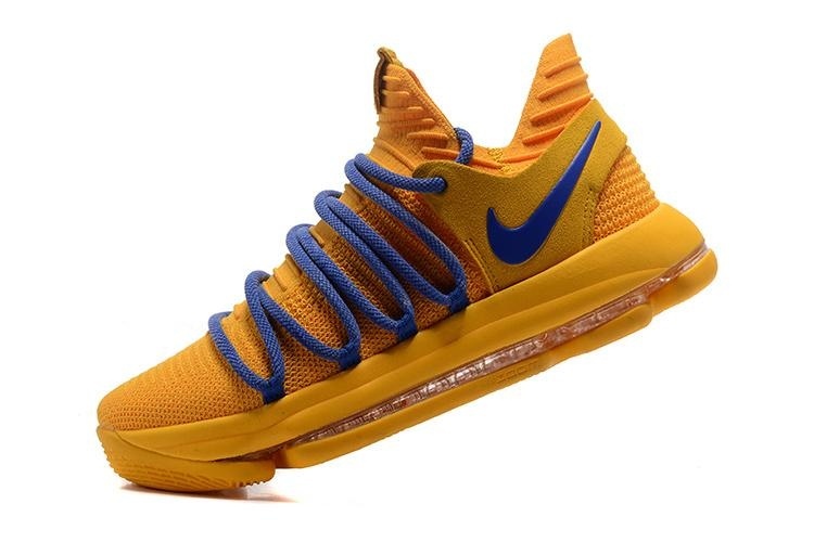 Men's Zoom KD10 EP Basketball Shoes Yellow / Blue - Intl June 2018 - 3 Men's Zoom KD10 EP Basketball Shoes Yellow / blue - intl - 3