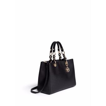 Michael Kors Cynthia Medium Satchel - Black July 2018 - 2 Michael Kors Cynthia Medium Satchel - Black - 2