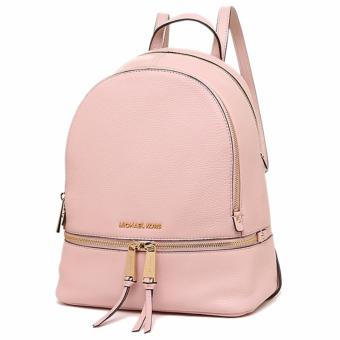 Michael Kors Rhea Medium Leather Backpack - Pink June 2018 - 4 Michael Kors Rhea Medium Leather Backpack - Pink - 4