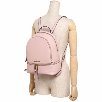 Michael Kors Rhea Medium Leather Backpack - Pink June 2018 - 5 Michael Kors Rhea Medium Leather Backpack - Pink - 5