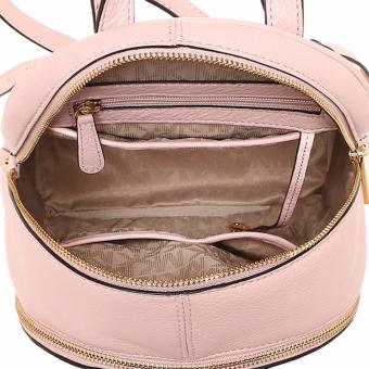 Michael Kors Rhea Medium Leather Backpack - Pink June 2018 - 3 Michael Kors Rhea Medium Leather Backpack - Pink - 3
