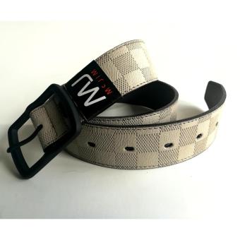 MJ BY MCJIM Fashionable Leather Belt MJF-19868-40 Light Gray June 2018 - 4 MJ BY MCJIM Fashionable Leather Belt MJF-19868-40 Light Gray - 4