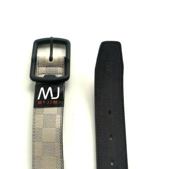 MJ BY MCJIM Fashionable Leather Belt MJF-19868-40 Light Gray June 2018 - 3 MJ BY MCJIM Fashionable Leather Belt MJF-19868-40 Light Gray - 3