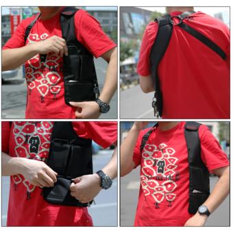 Multifunction Men's Anti-Theft Hidden Underarm Shoulder Bag Holster Black June 2018 - 5 Multifunction Men's Anti-Theft Hidden Underarm Shoulder Bag Holster Black - 5