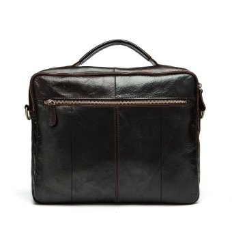 Munoor 100% Genuine Cow Leather Bag Men Shoulder Crossbody BagsMen's Travel Messenger Bags - Intl June 2018 - 3 Munoor 100% Genuine Cow Leather Bag Men Shoulder Crossbody BagsMen's Travel Messenger Bags - intl - 3