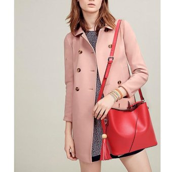 Munoor Women Handbags Italian 100% Genuine Cow Leather Fashinable Shoulder Bags Crossbody Top-handle Holder (Red) - Intl June 2018 - 5 Munoor Women Handbags Italian 100% Genuine Cow Leather Fashinable Shoulder Bags Crossbody Top-handle Holder (Red) - intl - 5