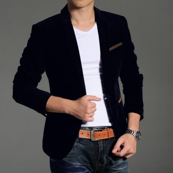 New Arrival Men's Casual Blazers Button Stylish Slim CorduroyBlazer Male Fashion Suit Jacket(Brown) June 2018 - 4 New Arrival Men's Casual Blazers Button Stylish Slim CorduroyBlazer Male Fashion Suit Jacket(Brown) - 4