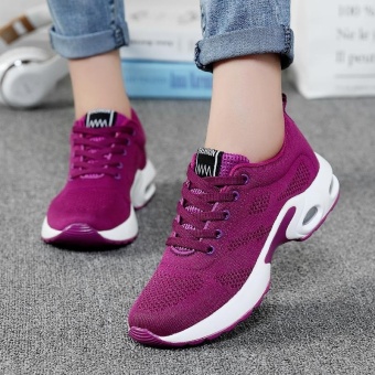 New Trendy Women Sneakers Fly Weave Breathable Women Running Shoes Soft Non-Slip Sole Womens Trainers Outdoor Sports Jogging Shoes(purple) - Intl June 2018 - 2 New Trendy Women Sneakers Fly Weave Breathable Women Running Shoes Soft Non-Slip Sole Womens Trainers Outdoor Sports Jogging Shoes(purple) - intl - 2