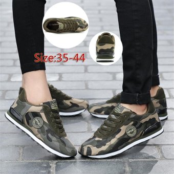 Women & Men Fashion Camouflage Canvas Shoes Casual Sports Shoes for Men - intl