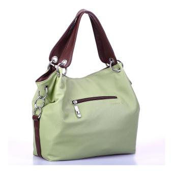 NiceEshop Fashion Retro Style PU Leather Messenger Bag Tote Bag For Women, Green - Intl April 2018 - 4 niceEshop Fashion Retro Style PU Leather Messenger Bag Tote Bag for Women, Green - intl - 4