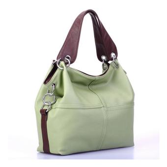 NiceEshop Fashion Retro Style PU Leather Messenger Bag Tote Bag For Women, Green - Intl April 2018 - 2 niceEshop Fashion Retro Style PU Leather Messenger Bag Tote Bag for Women, Green - intl - 2