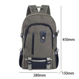 Ooplm Men Vintage Casual Canvas Shoulder Backpack Rucksack Bags For Travel Hiking School (Amy Green) - Intl August 2018 - 3 ooplm Men Vintage Casual Canvas Shoulder Backpack Rucksack Bags For Travel Hiking School (Amy Green) - intl - 3