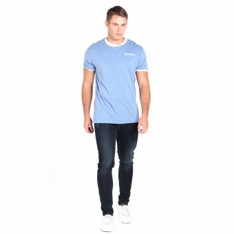 OXYGEN Ringer Tee With Embroidery (Navy Blue) June 2018 - 4 OXYGEN Ringer Tee with Embroidery (Navy Blue) - 4