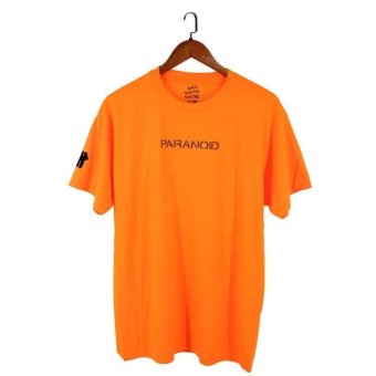 Paranoid Men's Short Sleeve 'Anti Social Club' T Shirt (Color Orange) - Intl June 2018 - 2 Paranoid Men's Short Sleeve 'Anti Social Club' T Shirt (Color Orange) - intl - 2