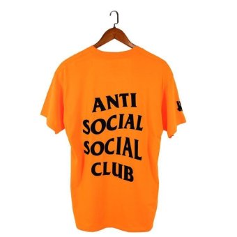 Paranoid Men's Short Sleeve 'Anti Social Club' T Shirt (Color Orange) - Intl June 2018 - 3 Paranoid Men's Short Sleeve 'Anti Social Club' T Shirt (Color Orange) - intl - 3