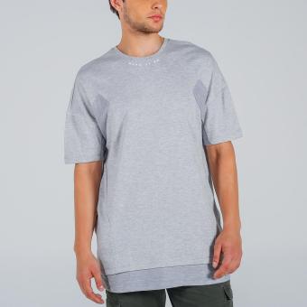Penshoppe Oversized Tee With Cut & Sew Panel (Gray) June 2018 - 4 Penshoppe Oversized Tee With Cut & Sew Panel (Gray) - 4