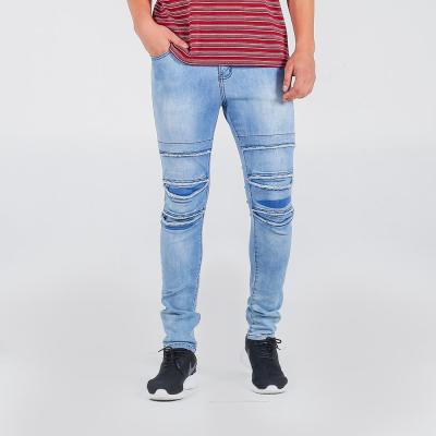 Penshoppe Skinny Fit 5-Pocket Jeans With Ripped And Repaired Detail(Powder Blue) April 2018 - 3 Penshoppe Skinny Fit 5-Pocket Jeans With Ripped And Repaired Detail(Powder Blue) - 3