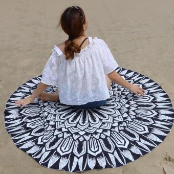 Pilot BT-002 Fun Summer Holidays Thick And Soft 200g MicrofiberReactive Printed Round Beach Towel With Tassel Serviette PrintedYoga Mat Picnic Blanket Beach Swim Towel Shawl 145cm(WonderfulSunflower) June 2018 - 3 Pilot BT-002 Fun Summer Holidays Thick and Soft 200g MicrofiberReactive Printed Round Beach Towel With Tassel Serviette PrintedYoga Mat Picnic Blanket Beach Swim Towel Shawl 145cm(WonderfulSunflower) - 3