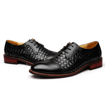 PINSV Men Business Oxfords Shoes (Black) June 2018 - 5 PINSV Men Business Oxfords Shoes (Black) - 5