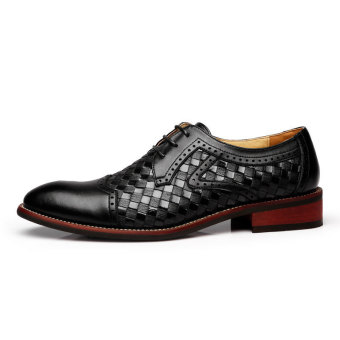 PINSV Men Business Oxfords Shoes (Black) June 2018 - 4 PINSV Men Business Oxfords Shoes (Black) - 4