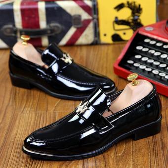 PINSV Patent Leather Men Formal Shoes Loafers (Black) June 2018 - 4 PINSV Patent Leather Men Formal shoes Loafers (Black) - 4