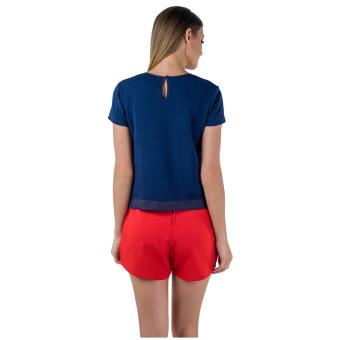 Plains & Prints Jonae Short Sleeves Top (Navy) June 2018 - 3 Plains & Prints Jonae Short Sleeves Top (Navy) - 3