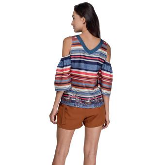 Plains And Prints Pillar Short Sleeves Top (Multi) June 2018 - 3 Plains and Prints Pillar Short Sleeves Top (Multi) - 3